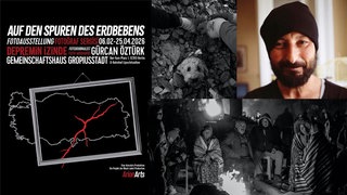 Gürcan Öztürk, Depremin İzinde resim sergisi 