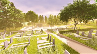 Entwurf für den geplanten muslimischen Friedhof in Wuppertal