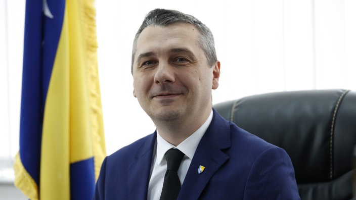 Nerin Dizdar, federalni ministar za raseljene osobe i izbjeglice