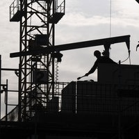Bauarbeiter auf einer Baustelle