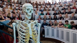 Studenti medicine na času anatomije