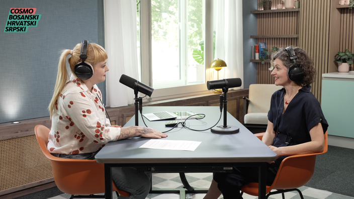 Nataša Govedarica i Maja Marić u Podcast Centru WDR-a