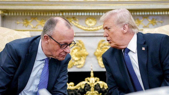 Fridrih Merc i Donald Tramp