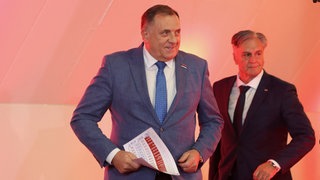 Milorad Dodik i Siniša Karan
