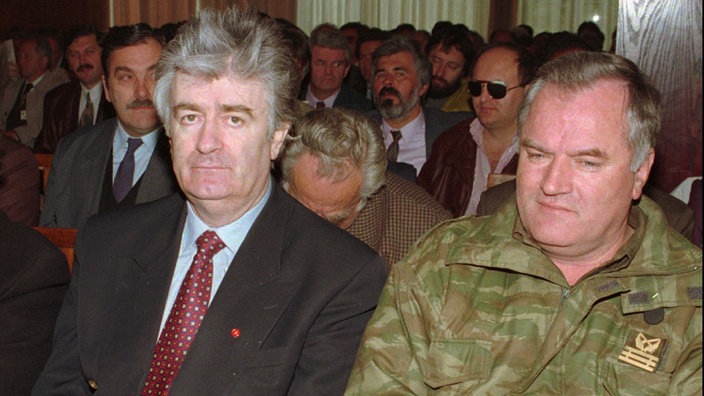 Radovan Karadžić i Ratko Mladić