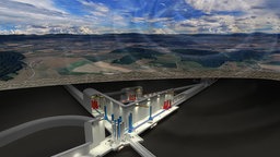Render der "Einstein Telescope"