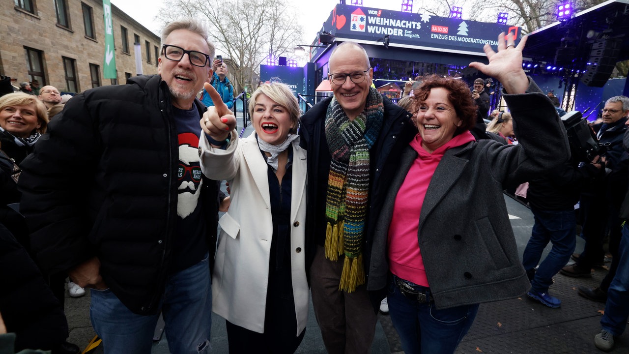 WDR 2 Weihnachtswunder in Essen (13.12.2025) - Jan Malte Andresen, Sabine Heinrich, Thomas Burg und Steffi Neu 