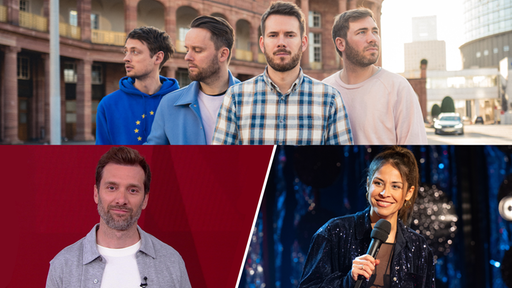Revolverheld, Lisa Feller, Daniel Aßmann und Negah Amirir treten am Montag, 15.12.2025 beim WDR 2 Weihnachtswunder in Essen auf