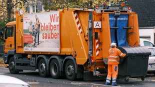 Müllabfuhr in Düsseldorf