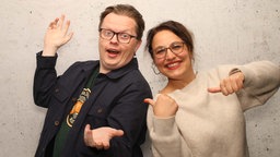 Angelo Kelly mit WDR 2 Moderatorin Katharina te Uhle