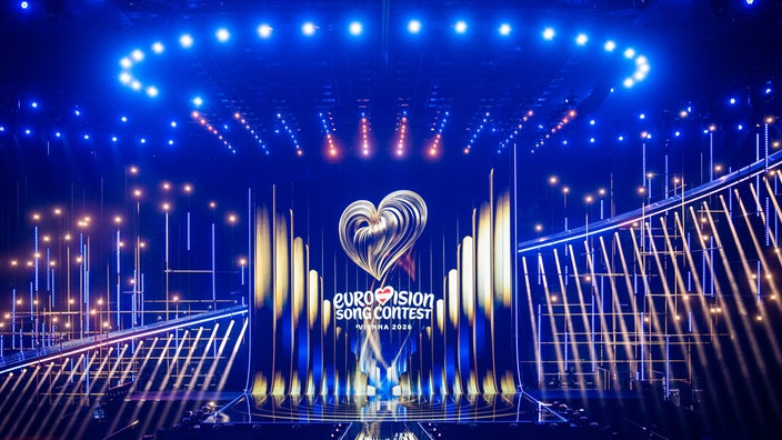 Blick auf die ESC-Bühne in Wien