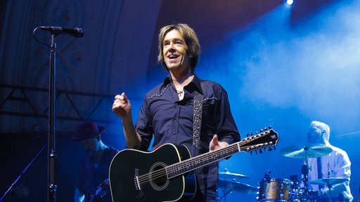 Per Gessle von "Roxette" auf der Bühne des Leipziger Haus Auensee am 09.10.2018