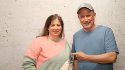 Andrea Teichmann und WDR 2 Moderator Olli Briesch