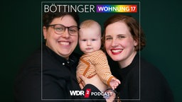 Stefanie und Ellen Radtke mit ihrer Tochter Fides
