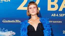 Die Autorin Caroline Wahl bei der Premiere des Films "22 Bahnen" in Berlin (02.09.2025)