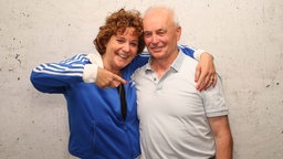 Hans Wirtz mit WDR 2 Moderatorin Steffi Neu