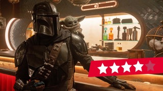 Szene aus dem Film "Star Wars: The Mandalorian and Grogu"