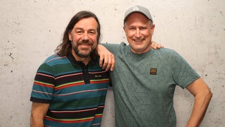 Matti Klemm und WDR 2 Moderator Olli Briesch