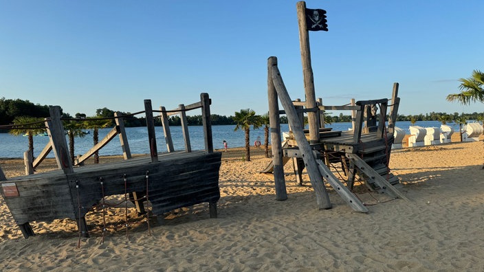 Ausflugstipp: Eifelschleife "Wo die Römer baden" - Spielplatz am See