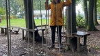 Der Niedrigseilgarten in Reken