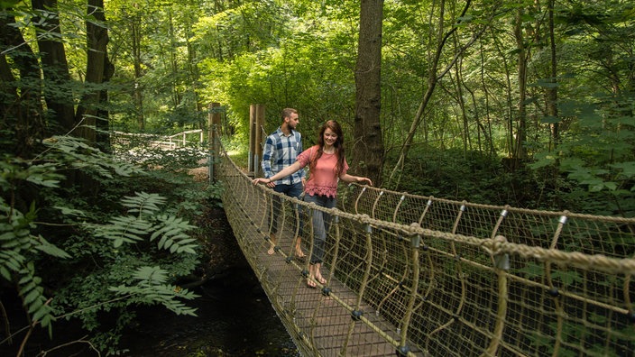 Barfußpfad Bad Wünnenberg - Hängebrücke