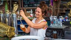 Kaltgetränk mit Aussicht: Elmores Biergarten