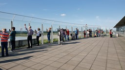 Flughäfen im Westen: Besucherterasse am Flughafen Dortmund
