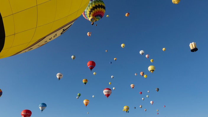 Montgolfiade in Warstein - Ballons am Himmel