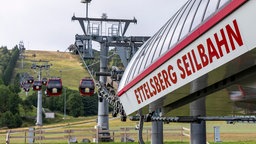 Blick auf die Talstation der Ettelsberg Seilbahn