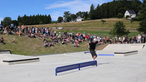 Skater im Skate- und Bikepark Waldbröl