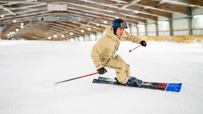 Skihalle Bottrop: Skifahrer