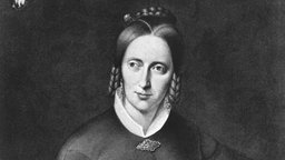 Die Schriftstellerin und Komponistin Annette von Droste-Hülshoff.