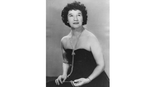 Die britische Komponistin und Pianistin Avril Coleridge-Taylor.