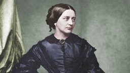 Die deutsche Komponistin und Pianistin Clara Schumann.