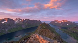 Norwegische Berglandschaft, Abendstimmung.