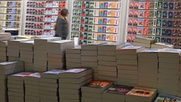 Aufbau der Frankfurter Buchmesse 2025.