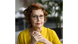 Die finnische Komponistin Kaija Saariaho.