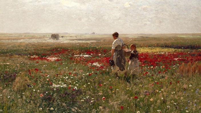 Hugo Mühlig: "In der Blumenwiese"