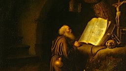 Der betende Einsiedler - Gerard Dou