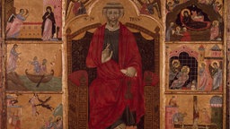 Meister des Hl. Petrus, Petrus auf dem Thron