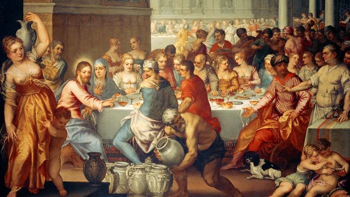 Hans Rottenhammer, Hochzeit zu Kana / Gemälde 1606