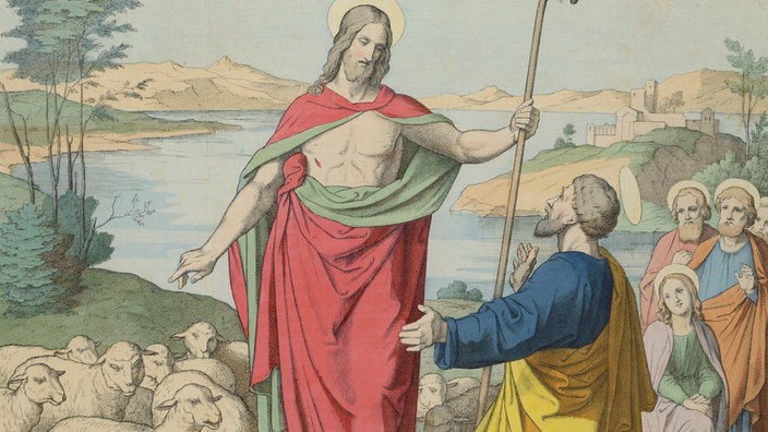 Jesus überträgt dem Petrus das oberste Hirtenamt - J.Heinemann