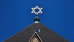 Davidstern auf der Kölner Synagoge