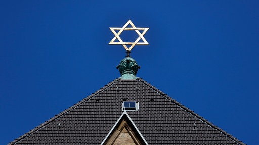 Davidstern auf der Kölner Synagoge