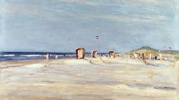 Gemälde "Norderney" (1927) von J.Klein von Diepold.