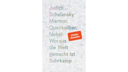 Buchcover "Marmor, Quecksilber, Nebel" von Judith Schalansky.
