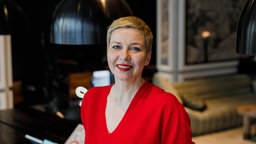 Porträtaufnahme von Maria Kalesnikava.