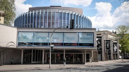 Außenansicht des Theaters Münsters nach der Spielzeit 2019/2020