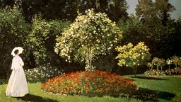 C. Monet - Dame im Garten (1867)