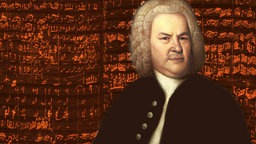 Das WDR3 Vesper Spezial Beitragsbild "Weihnachten 1725 &  Bach & Söhne" zeigt Johann Sebastian Bach, deutscher Komponist, digital bearbeitet nach einem Gemälde von Elias Gottlob Haussmann.